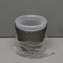 QCQHDU Self Watering Hanging Pots, 1 Pack 7.2 Inch Hanging Planters for Indoor Plants, Plant Hanger with Drainage Holes and 3 Hooks Chains for Garden Home 