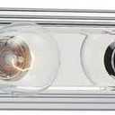 Four Light Vanity Bath Bar Fixture in Brushed Nickel with Made of Steel-Size W24 H4 3/4 E2 1/2-Bathroom Lighting-Chrome Finish 73-Bel-607487