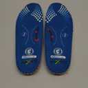 ROCKROOSTER Anti-Fatigue Work Boot Insoles PU & Memory Foam Inserts with Shock Absorbing Heel Cushion, High Arch Stability and Long-Lasting Comfort for Wide Feet & Heavy-Duty Use (Blue) 