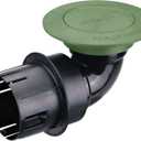 NDS 430 Pop-Up Drainage Emitter with Elbow and Adapter for 3 in. & 4 in. Drain Pipes, works with drainage systems including catch basins, Green Plastic