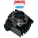 Tupo 41mm 50cc Cylinder Head Piston Ring Gasket Top End Rebuild Kit Compatible with Suzuki LT50 LT 50 1984-1987 / JR50 1985-2006 / LTA50 2002-2005 / WZ50 1978-2006 MISSING PARTS