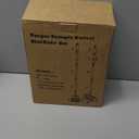 FUSBUNTY Pooper Scooper Swivel Bin & Rake with 100 Waste Bags, Dog Pooper Scooper with Bag Attachment for Large Medium Small Dogs, Poop Scooper with Lid for Lawn Yard Dog Kennel (Green)