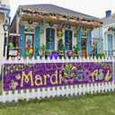 mardi gras Door Decorations, Jester Mask Front Door Sign, Jester Mask Wood mardi gras Door Hanger for Door Wall Hanging Decoration, Carnival Holiday Party Decor Supplies