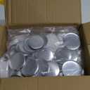 200 Sets 58mm/2.25 inch Button Supplies Button Parts for Button Maker Machine 58mm, Round Badge Blank Button Pins, Includes Plastic Button Pin Back Cover, Metal Cover, Clear Film&Blank Paper