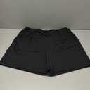 G4Free EverGoing Dressy Casual Shorts for Women 5" High Waisted Summer Lounge Pleated Shorts with Pockets, Black, XL