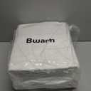 Bwarm Waterproof Heated Mattress Pad, ETL Certified Bed Warmer with Memory Function 9 Heat Settings, 1-12 Hours Auto Off Deep Pocket, Machine Washable, White King