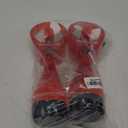 Pack of 4 Water Mist Spray Bottle Fan Portable Handheld Mister Battery Operated , Red