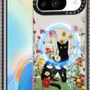 Toycamp for Pixel 9 Pro/Pixel 9 Case - Compatible with MagSafe Women Girls Cute Phone Cover Magnetic with Shockproof Protective Girly Pretty Designer for Google 9 Pro/Pixel 9 Cases, Cat