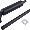 DVPARTS Muffler and pipe W/Gasket 15532-12050 67800-53410 for Kubota B20