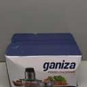 GANIZA Food Processors, Electric Food Chopper with Meat Grinder & Vegetable Chopper - 2 Bowls (8 Cup+8 Cup) with Powerful 450W Copper Motor - Includes 2 Sets of Bi-Level Blades for Fruits/Meat/Nuts
