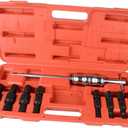 Angoily 9pc Large Sheet Metal Tool Repair Puller Set Hub Puller Bearing Puller Slide Hammer Auto Sheet Metal Tool Blind Hole Kit