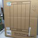 GASHELL Noodle Board Stove Cover with Handles, Multiple Stove Top Cover Board for Electric/Gas Stove Top(Retro Brown), 29.5"L x 22"W
