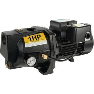 Acquaer Shallow Well Jet Pump,Cast Iron, Well Depth Up to 25ft, 115V/230V Dual Voltage, Automatic Pressure Switch