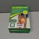 40PCS Knee Patches, Natural Wormwood Extract Patches for Knees, Fast Relief for Knee, Joint and Muscle Pain, 12 Hour Long Lasting Relief-F01