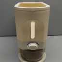 IEEK Rice Dispenser and Grain Container Storage with Lid,Rice Container with Measuring Cup,Moisture Proof Household Cereal Dispenser Bucket for Kitchen Soybean Corn Oatmeal,12Lbs