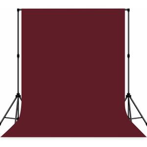 Photo Backdrop Wine Red Background Cloth Professional Photography 10x10ft Seamless Design to Eliminate Wrinkles Wedding Luxury Theme Decoration Art Exhibition Gallery Display