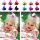 MTLEE 12 Pcs Mini Tea Party Hats Dress up Hair Fascinator Clip on Tiny Hat with Flower Feather Bow for Women Costume Accessory, 2.75 Inch
