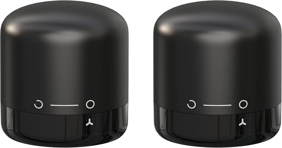 Wine Stoppers for Wine Bottles, Silicone Reusable Corks with Twist Lock and Unlock, Gift Idea for Christmas, Thanksgiving, Parties - Set of 2