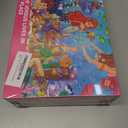 QUOKKA Giant Floor Puzzles for Kids Ages 4-6 - 2x3 Feet Extra-Thick 48 Pieces Toddler Puzzle Ages 3-5  Mermaid Educational Activity for Boys Girls  Premium Box with Sturdy Handle & Magnetic Closure