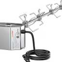 onlyfire Stainless Steel Grill Rotisserie Kit Replacement for Weber Genesis II and Genesis II LX 4 & 6 Burner Gas Grills, NOT FIT 2022 Genesis 400 Series Grills