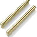 Cobbe 10 Pack i-Shaped Champagne Bronze Cabinet Pulls 7-9/16 inch(192 mm) Hole Centers Kitchen Cabinet Handles Drawer Pulls Kitchen Cabinet Hardware