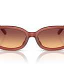 Polo Ralph Lauren Women's PH4198U Universal Fit Oval Sunglasses, Shiny Opal (SR)