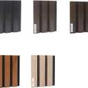 NeatiEase Wood Panels for Wall Color Samples Pack, Soundproof Wood Slat Wall Panel for Interior Wall Decor Noise Cancelling