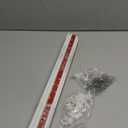 Self Adhesive Ceiling Or Wall Curtain Track 12FT No Drill Rod, No Damage Curtain Track Hangers, Adhesive Curtain Rod For Windows Cabinet Closet Bathroom Shower (143inch)