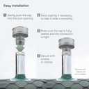 Vent Systems 4" Inch Round Roof Vent Cap  Galvanized Steel Chimney Rain Guard with Wind Shield  Heavy-Duty Weather-Resistant Protector Cap for Exhaust, Stove Pipe, Chimney - Outdoor Use (Style 1)