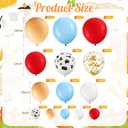 Honoson 148 Pcs Farm Animal Theme Party Decoration Set Farm Barn Backdrop Banner Large Animals Cardboard Cutouts Balloon Arch Garland Kit for Birthday Photography Baby Shower Party Supplies
