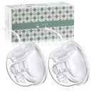 Breast Pump Milk Collection Cup - Compatible with Spectra S1/S2/S9, Not Original Accessories, Replace Breast Pump Kits, 24mm Flange Milk Collector Cup Tubing Parts