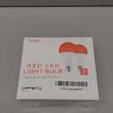 Hooga Sleep Bulb, Blue Light Blocking Red Night Light, 625nm for Healthy Sleep, Baby Nursery, 7W LED (45W Replacement) 2-Pack