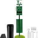 VEVOR Dog Waste Station, 11.5 Gallon Pet Waste Station with Hand Wash Bottle, Lockable Bag Dispenser, 50 Can Liners & 600 Waste Bags, Outdoor Pet Poop Station for Commercial Use, Parks, Backyard