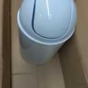 Umbra Mini 1-1/2-Gallon Swing-Top Waste Can, White
