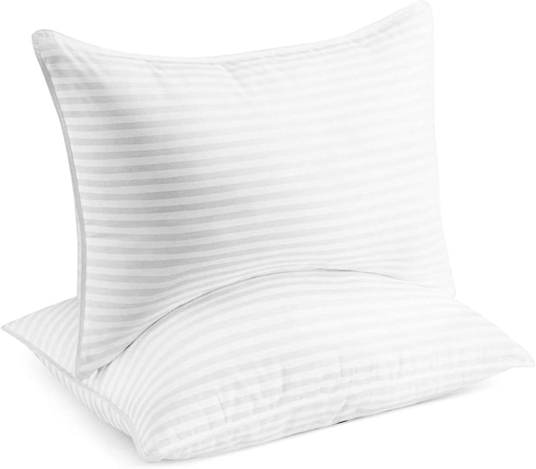 The Kuyami Pillow, Standard/Queen/King, Supportive Fluffy for Back, Stomach and Side Sleepers (Standard/2 Packs)