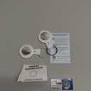 2 Pack Tracker Tags [Apple MFi Certified] Pair with Apple Find My (iOS Only) Bluetooth Air Smart Tags Key Finder Item Locator Waterproof Finder Worldwide Tracking for Pets Wallet Backpack Dogs Luggage (white)