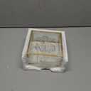 HighFree Vintage Glass Box with Lid - Clear Jewelry Glass Display Box Keepsake Box - Home Decor Decorative Box for Trinket Rings Bracelet (Gold, Small)