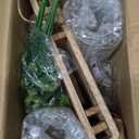 Rustic Wall Sconces, Mason Jar Sconces, Farmhouse Home Decor, LED Fairy Lights, Green Fake Plant, Interior Decoration Warm Toned Lighting. (2 Pack)