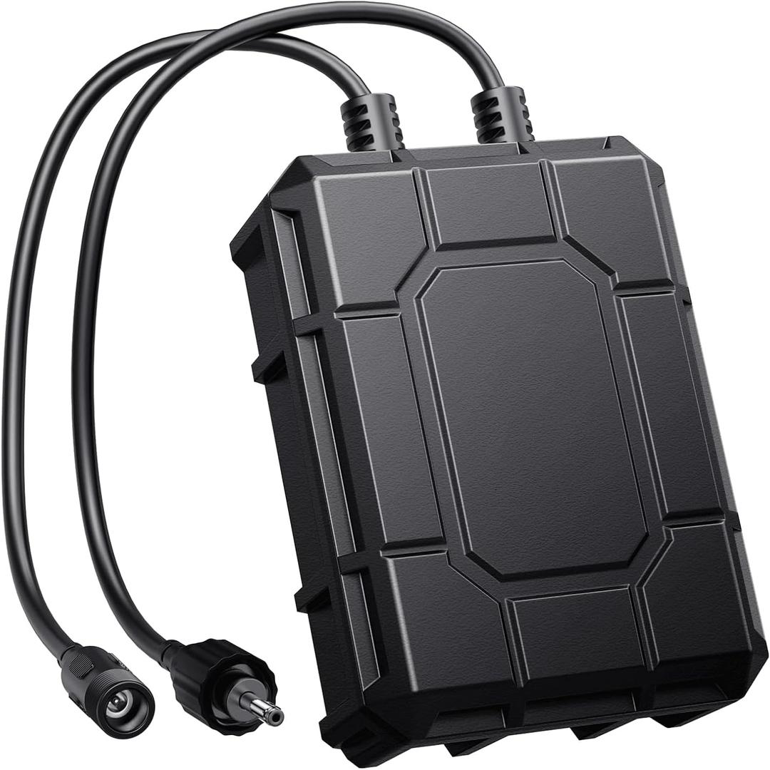 Antfraer Solar Water Pump Battery Backup, 2200mAh Solar Fountain Battery Pack Rechargeable for Antfraer 10W/ 12W/ 20W Solar Fountain Pump Kit Pond Kit