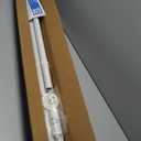 Umimile Tension Curtain Rod, 51-126 inches Adjustable Spring Shower Tension Curtain Rod, Stainless Steel Closet Rod for Windows or Shower, No Drilling, No Rust, Easy to Install, White