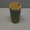 Knife Block without Knives, OLULU Universal Round Knife Block Holder, Spacing Saving Knife Storage Organizer Stand Rack for Countertop (Stylish Green+Yellow Color)