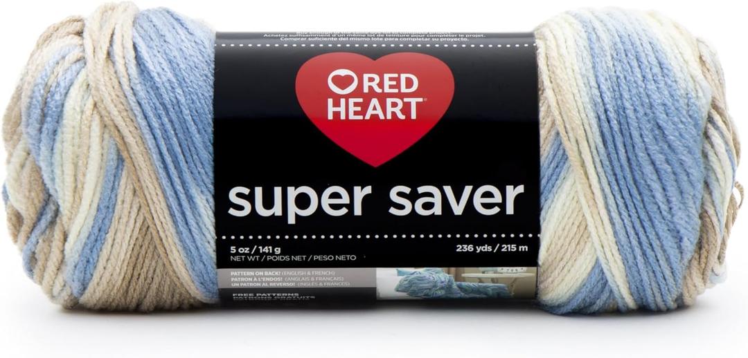 2 x Red Heart Super Saver Yarn - Mirage