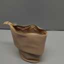 JAZD Convertible Travel Makeup Brush Bag, Stand-Up Brush Holder Pouch For Easy Access, Cosmetic Case Organizer (BEIGE)