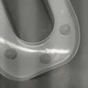 Pooqla LED Marquee Letter Lights, Warm White and Cool White Decorative Lighted Letters, Light Up Alphabet Letters for Boys Girls, Party, Wedding, Bar, Night Light, Birthday Decoration, Letter U