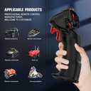 HOTRC DS-4A 2.4G 4 Channel Single Hand RC Radio Transmitter with 4CH Receiver for RC Car Boat Drone Airplane (W/ 1 RX)