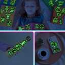 Punny Teacher Stickers for Students Glow in The Dark, Funny Motivational Reward Stickers for Kids, Cute Animal Positive Incentives Encouragement Decals Home School Classroom Supplies (51PCS)