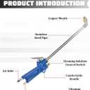 Car Air Blow Gun Pneumatic Engine Cleaning Gun with 4FT Hose, Vehicle Engine Dust Cleaning Sprayer Tool for Narrow Space, High Pressure Cleaner Degreaser Spray Tool, Universal Fit (EXP 08/19/26)
