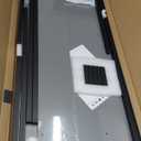 Pamray 47 Inch Small Computer Desk with Monitor Stand, Simple Office Desk with Headphone Hook for Small Spaces, Kids Study Writing Table for Bedroom, Grey