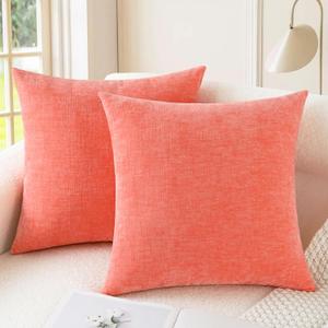 Pink pillow cover 4 count, 2 size 18x18, 2 size 20x12
