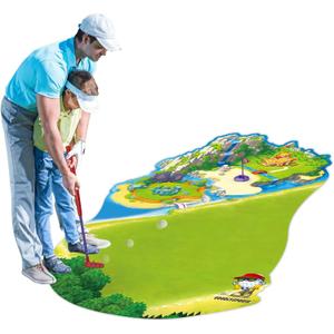 mini Golf, Toddler Golf Clubs, mini Golf Set with Putting Mat, Kids Putting Green, Kids Golf Clubs 3-5, Indoor and Outdoor Toddler Golf Set for Boys Girls
